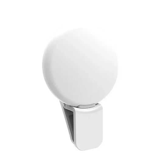 Portable Mini LED Selfie Ring Light with Three Dimming Levels - Perfect Clip-On Photography Fill Light
