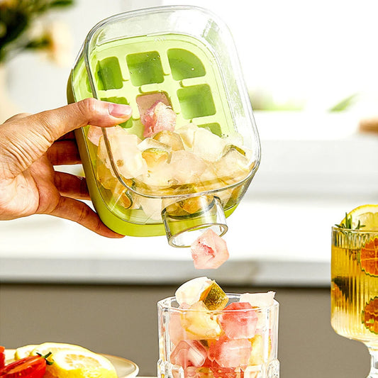 Botella 2 en 1 con Molde de Hielo – 500/800ml con Sorbete y Tapa de Clic, Portátil para Deporte y Exterior